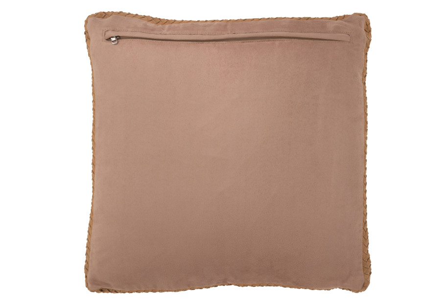 Woven Cushion Light Camel