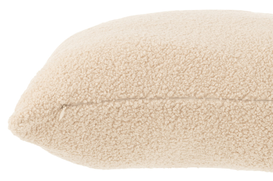 Ted Boucle Cushion Beige