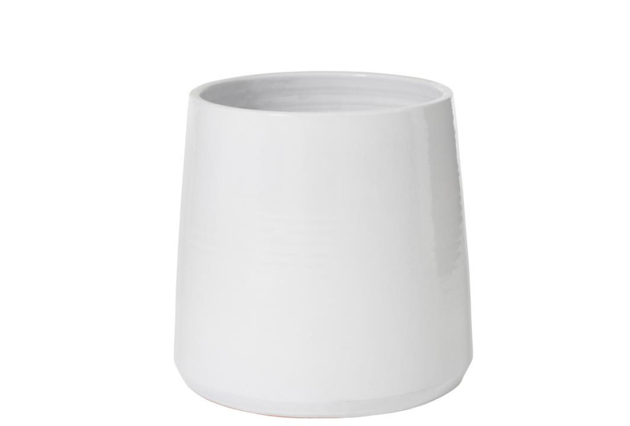 Flower Pot Round White xl