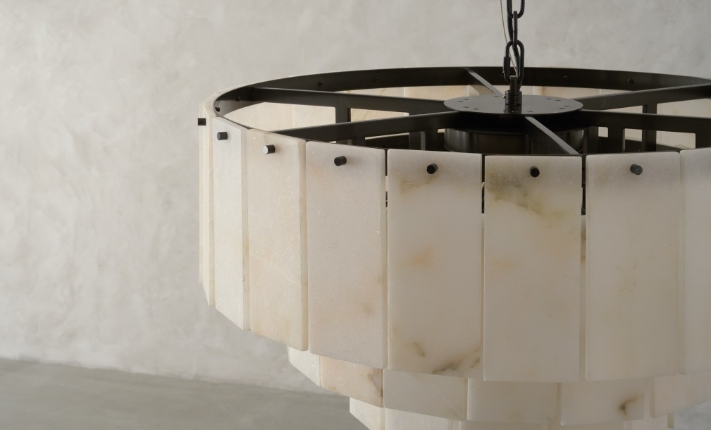 Stone Glow Chandelier