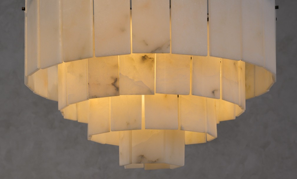 Stone Glow Chandelier