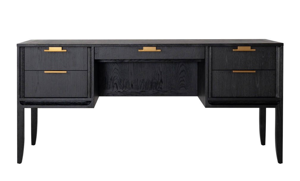 City Desk Black Oak color  