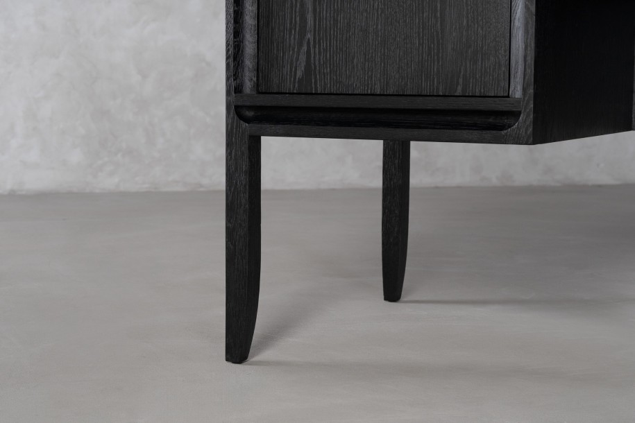 City Desk Black Oak color  