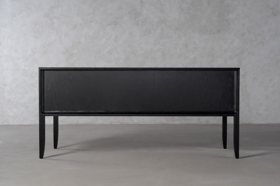 City Desk Black Oak color  