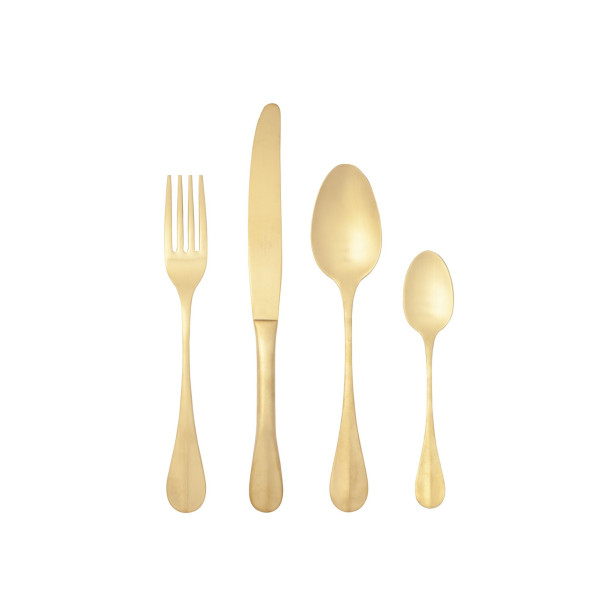 Nau Flatware gold 24 pieces 