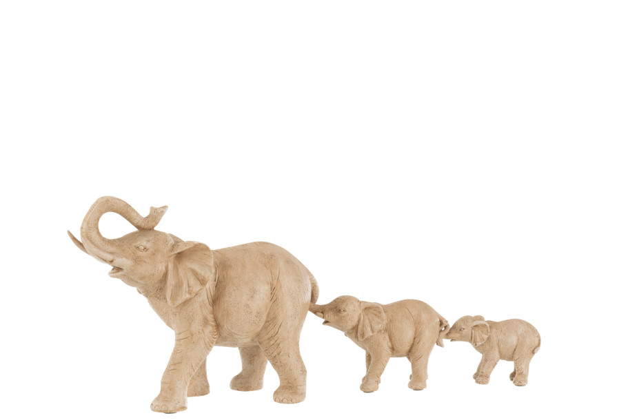 Elephant 3 On A Row