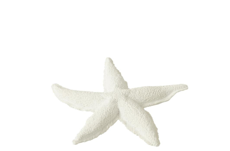 White Starfish Polyresin S