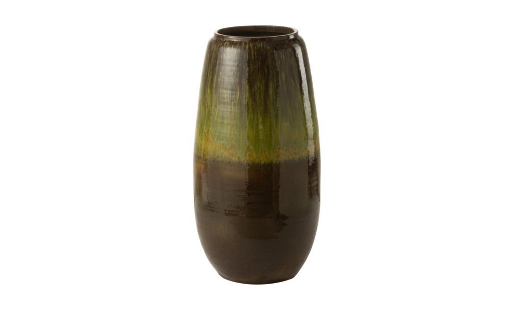 Olive Vase Green S