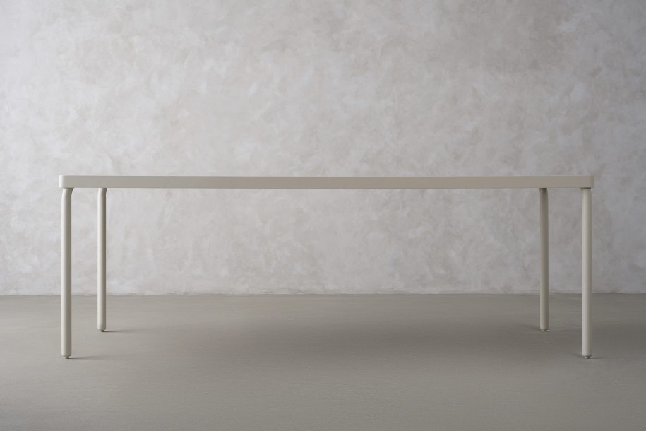 Taormina Light Outdoor Dining Table Haze Sandy 220cm