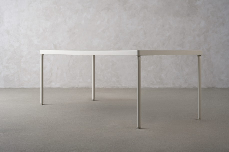 Taormina Light Outdoor Dining Table Haze Sandy 220cm