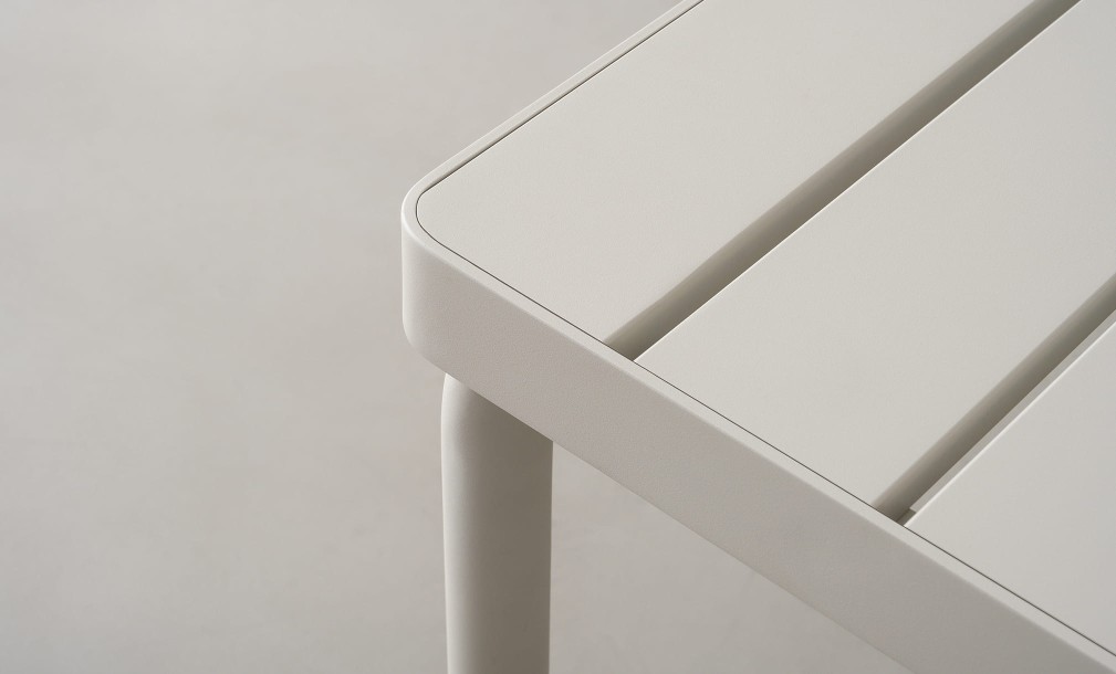 Taormina Light Outdoor Dining Table Haze Sandy 220cm