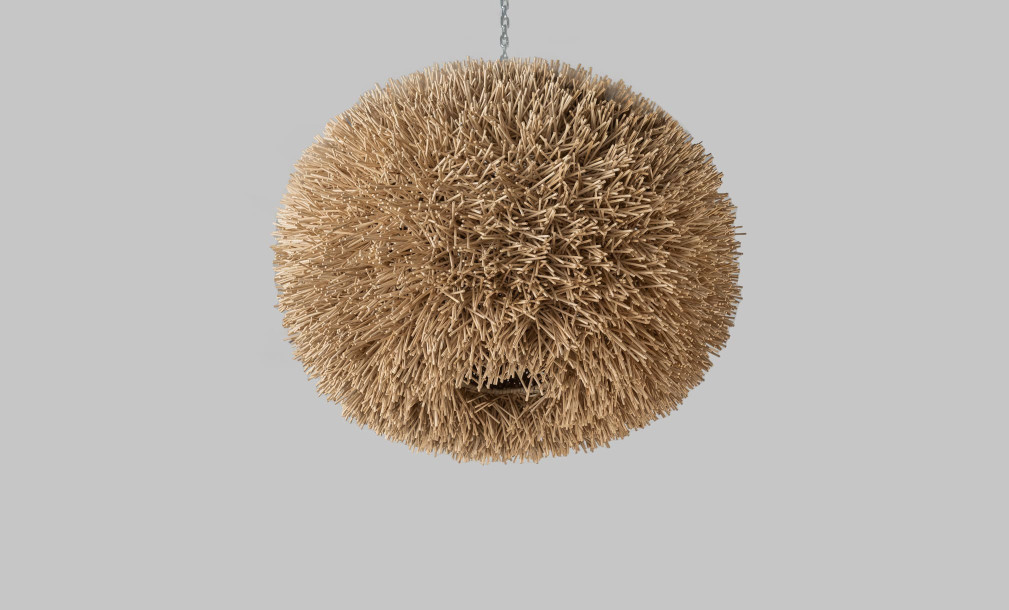 Rattan Lamp Shade Rambutan Medium