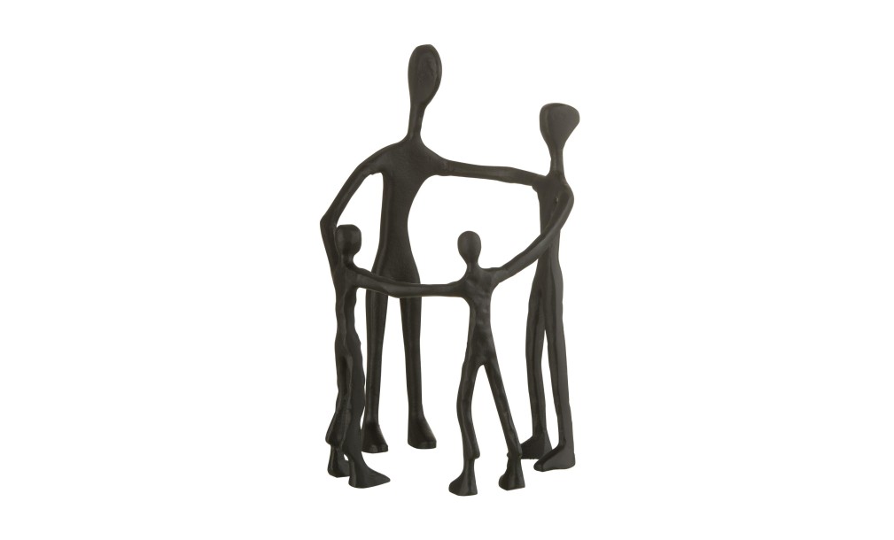 Figure Family Circle Black (22x21x31cm)