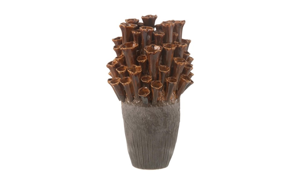 Vase Anemone Brown/Grey Large (28,5x27,5x46,5cm)