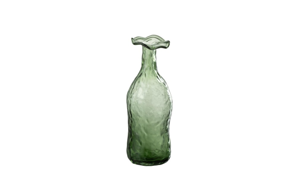 Vase Blooming Green Small (9,5X9,5X27Cm)