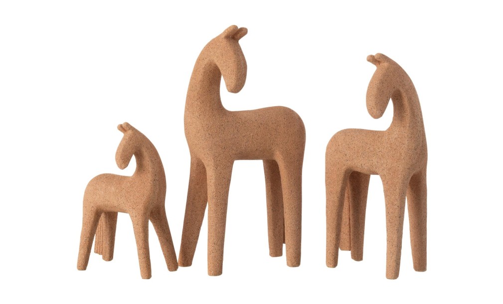 Horse Modern Terra Set Of 3