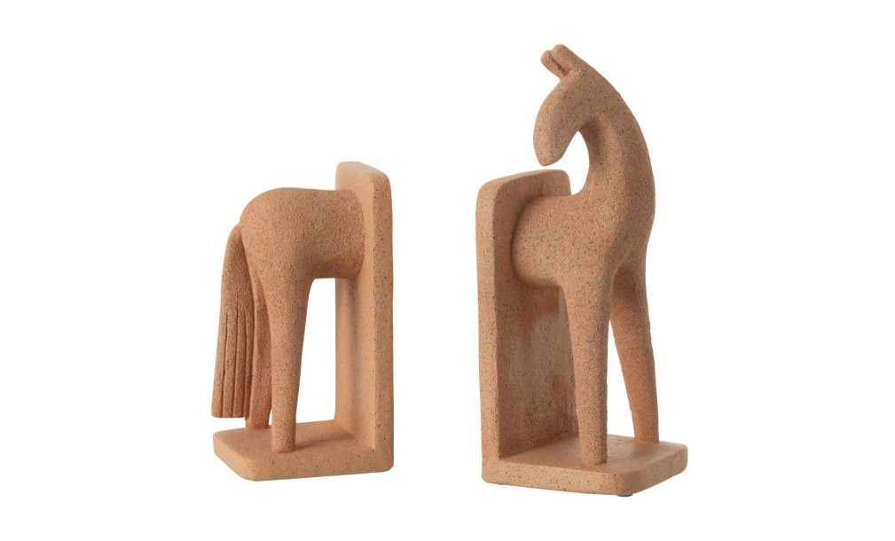 Bookend Horse Modern Terra Set Of 2