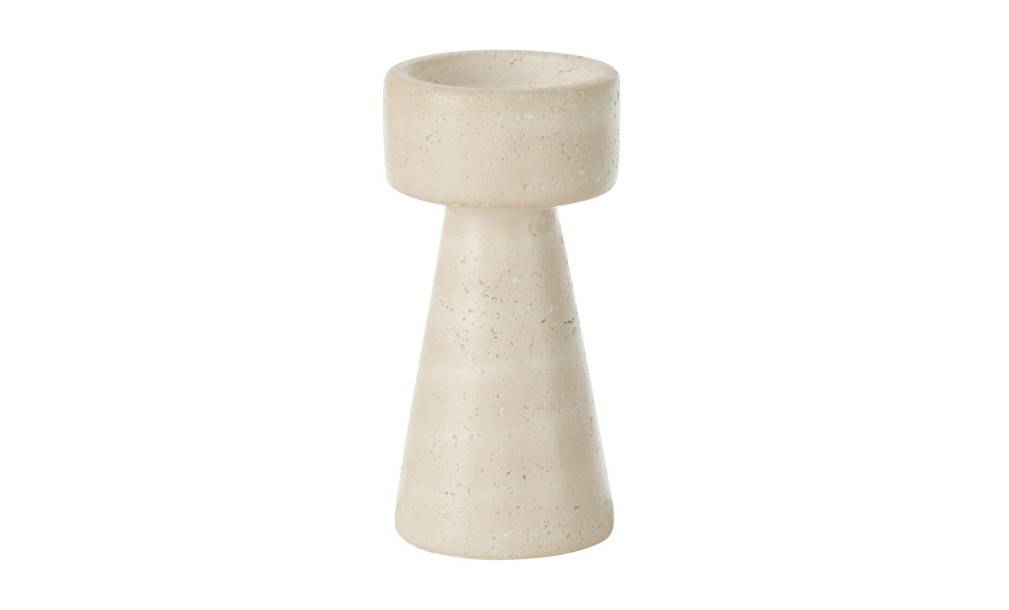 Candleholder Olina Cream Medium (10X10X20Cm)
