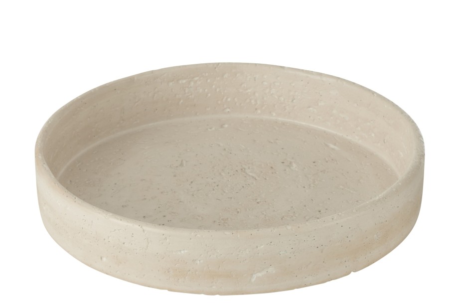 Tray Decorative Olina Cream Large (33X33X10Cm)