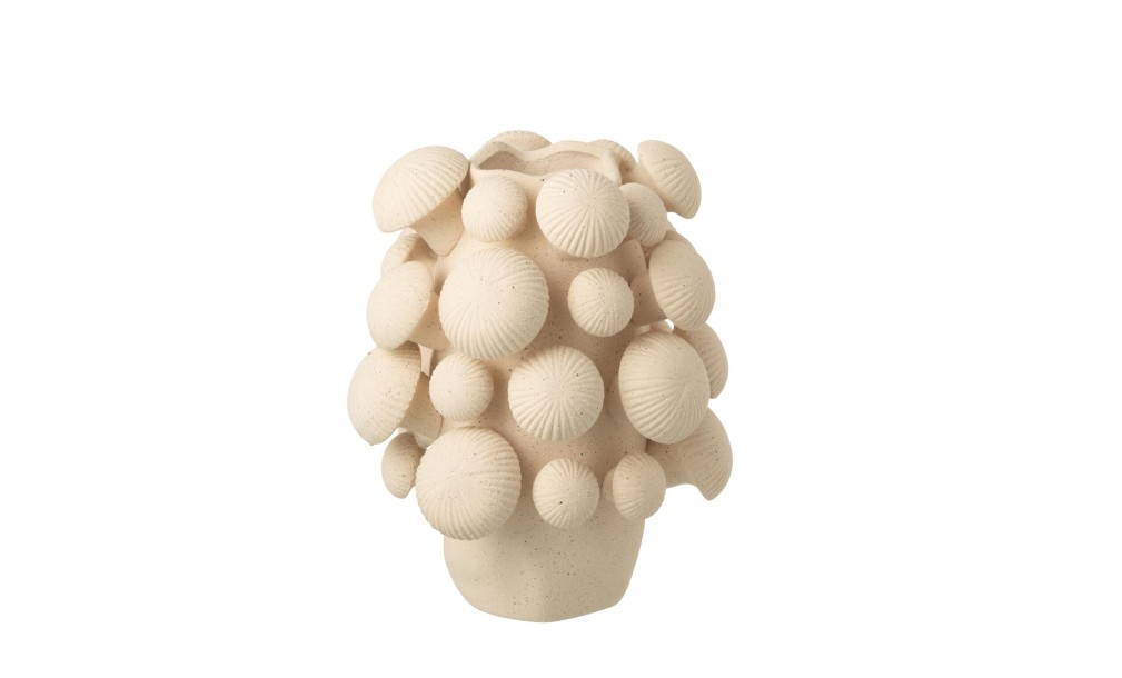 Vase Fungi Beige Small (23,5X23X32Cm)