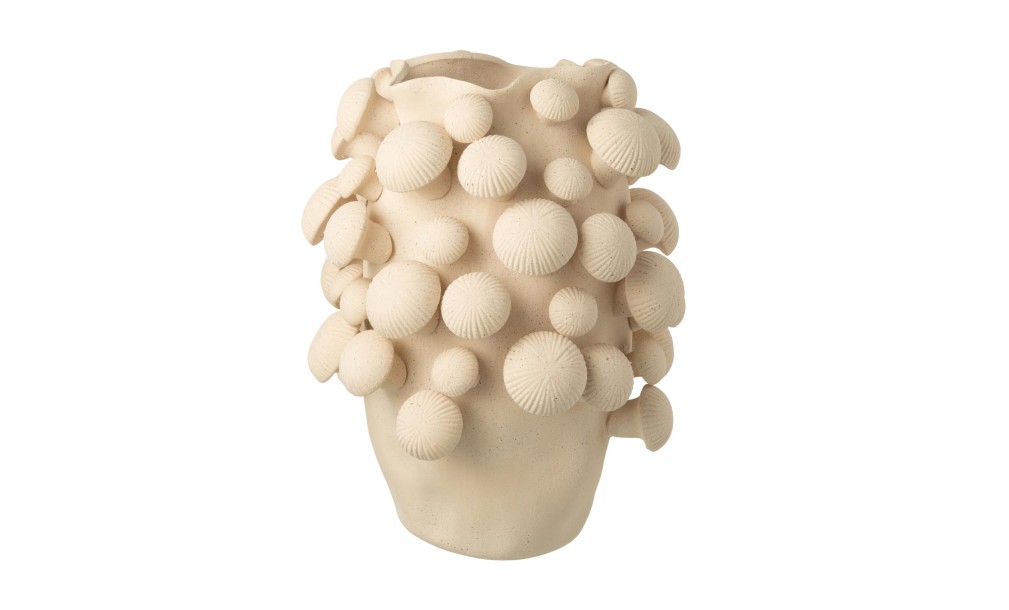 Vase Fungi Beige Large (33,5X33,5X46Cm)