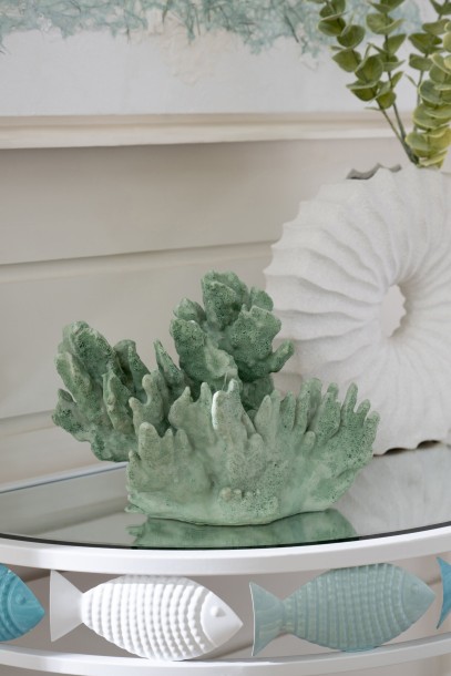 Coral Mint Green Large (29X20X21Cm)
