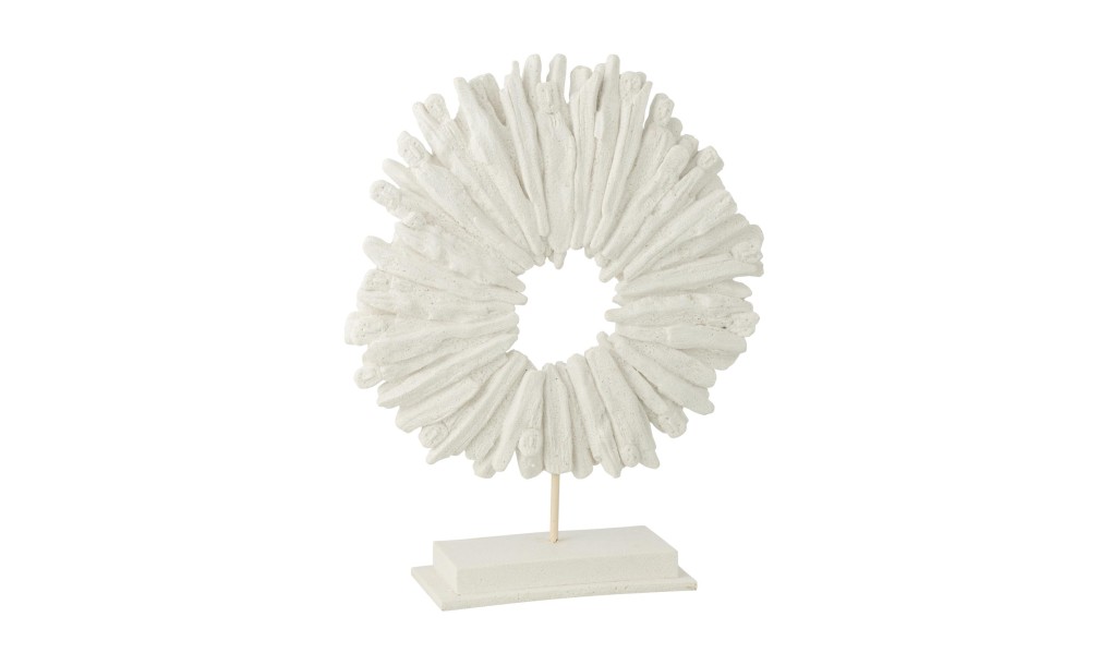 Circle Round White (38X11X44,5Cm)