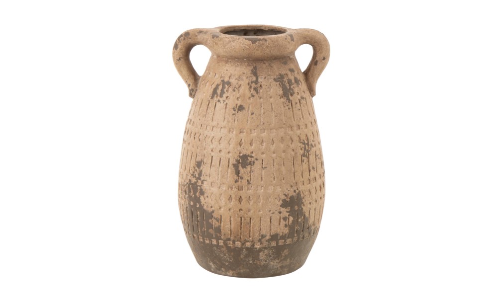 Flowerpot Antique Outdoor Beige Large (28X28X31Cm)