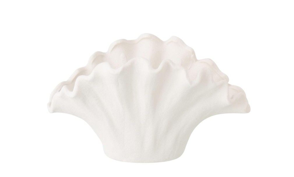 Vase Flower White Small (25X13,5X14,5Cm)