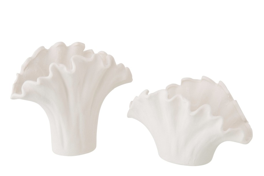 Vase Flower White Large (24X13X19,5Cm)