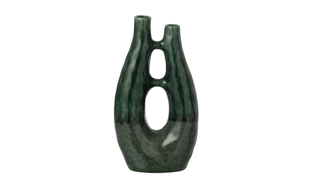 Vase Jeanne Dark Green Large (22X11X41Cm)