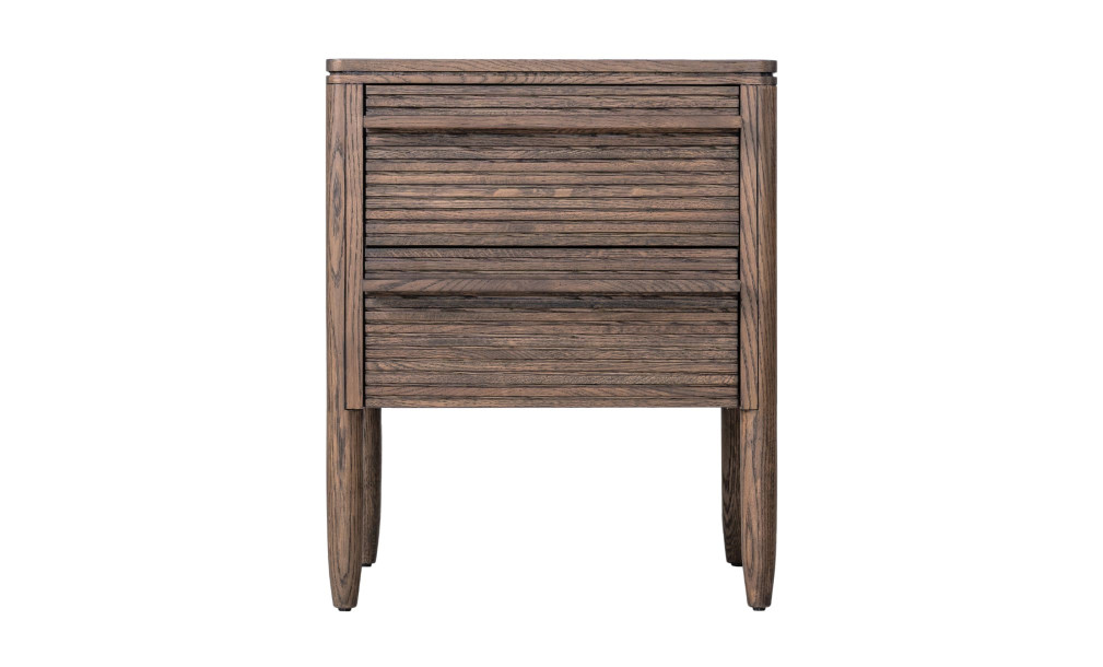 Lines 2-Drawer Bedside Table