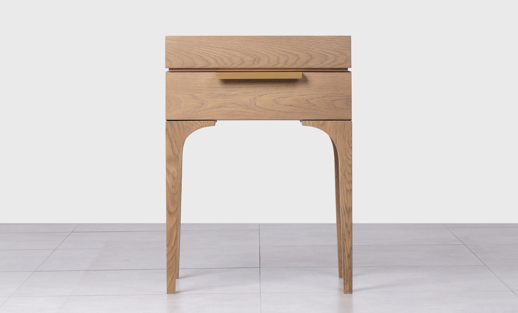 Bridge Bedside Table Cappuccino finish