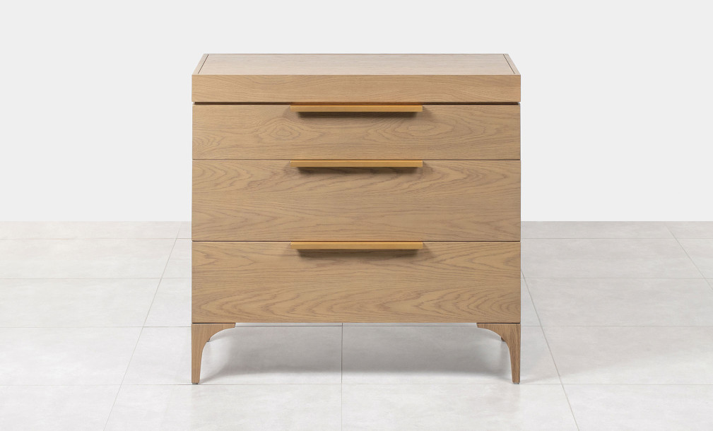 Bridge 3-Drawers Chest Cappuccino finish