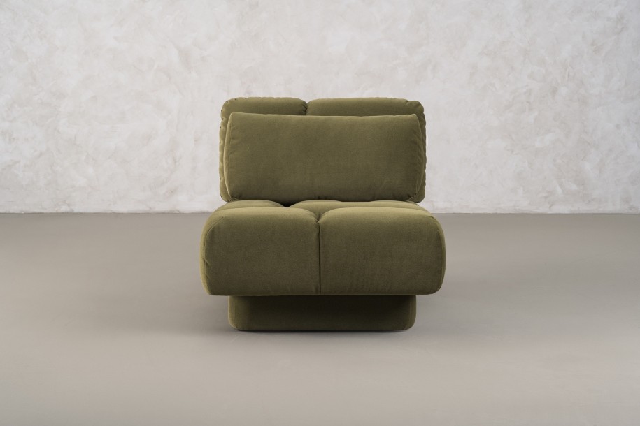 Bubble Armchair (fabric Moss)