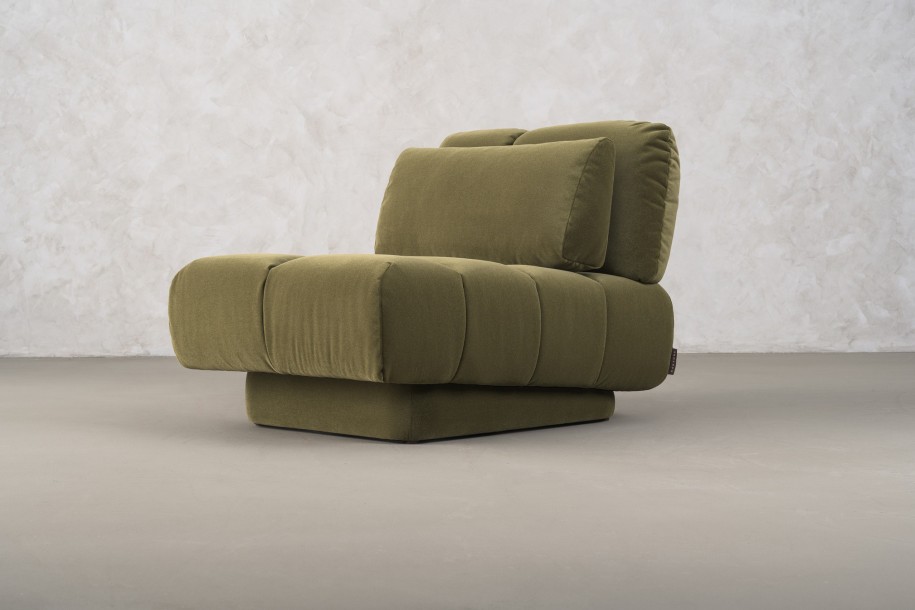 Bubble Armchair (fabric Moss)