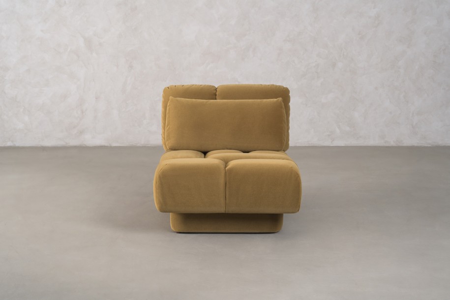 Bubble Armchair (fabric Amber)