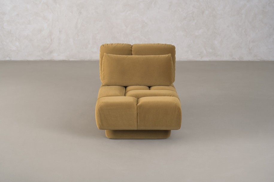 Bubble Armchair (fabric Amber)
