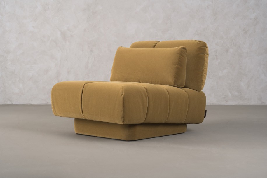Bubble Armchair (fabric Amber)