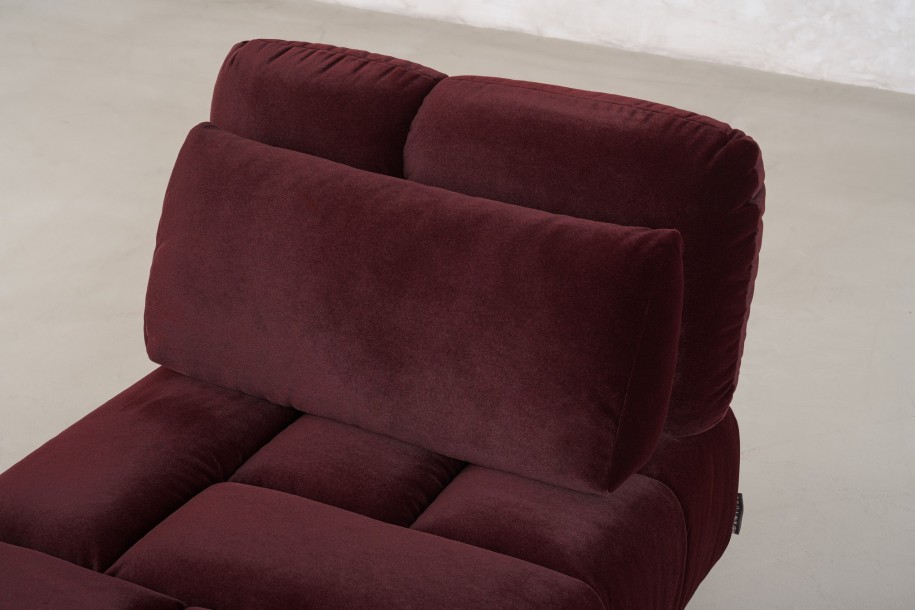 Bubble Armchair (fabric Maroon)