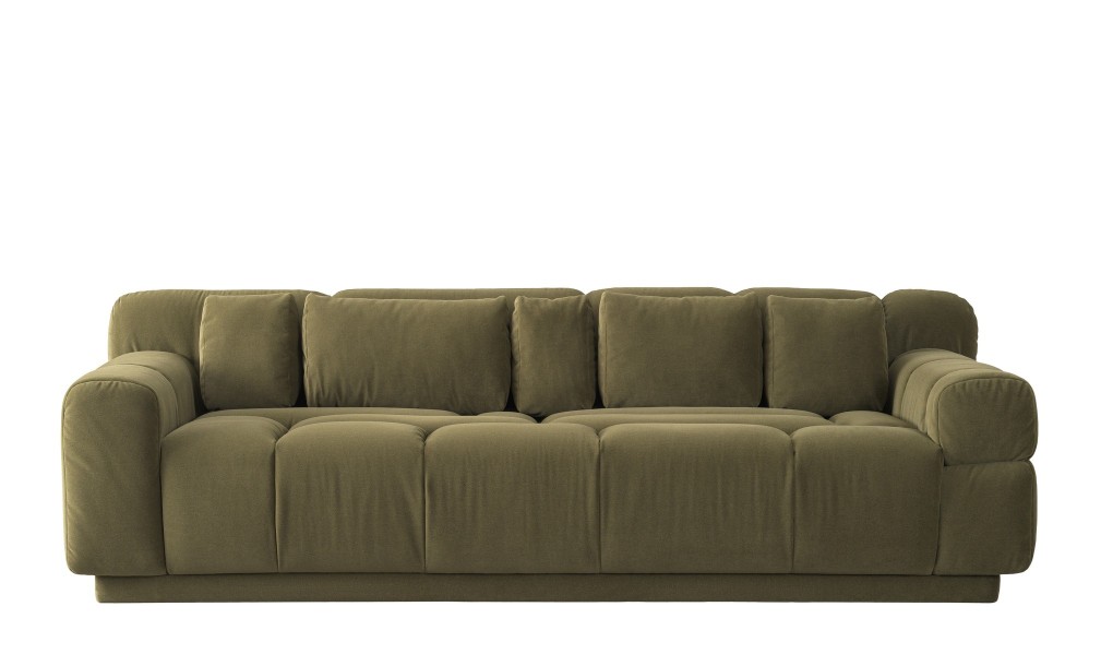 Bubble 3 Seater Sofa (fabric Moss)