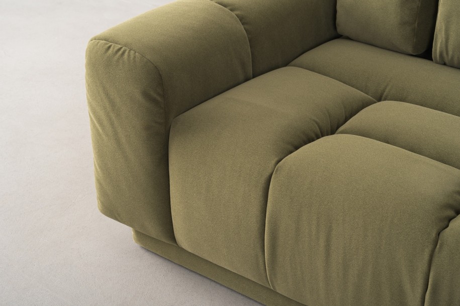 Bubble 3 Seater Sofa (fabric Moss)