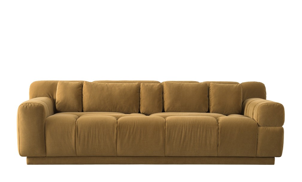Bubble 3 Seater Sofa (fabric Amber)