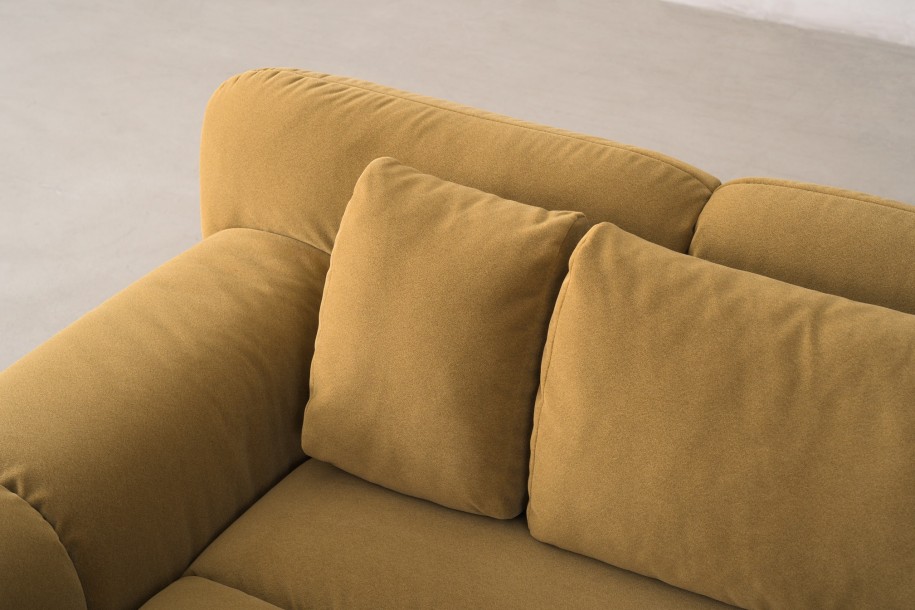 Bubble 3 Seater Sofa (fabric Amber)