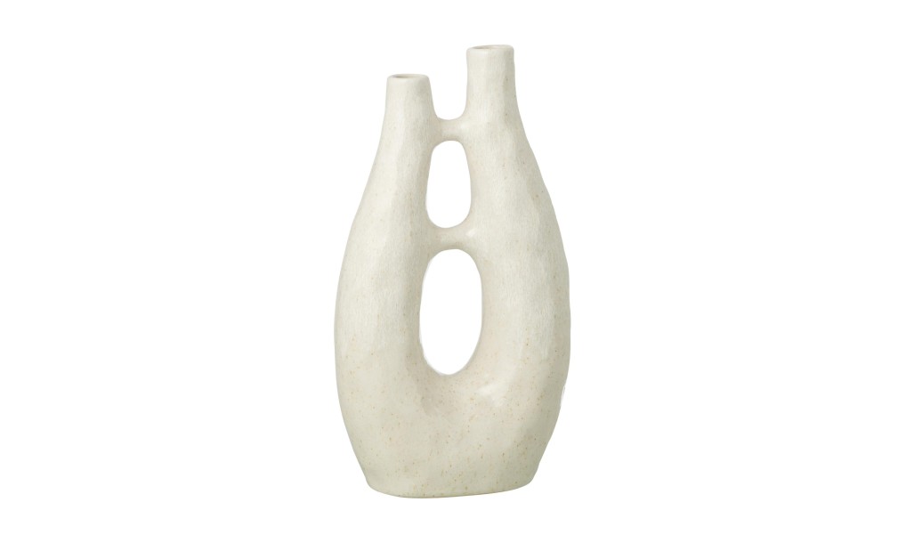 Vase Jeanne Off-White Large (22X11X41Cm)