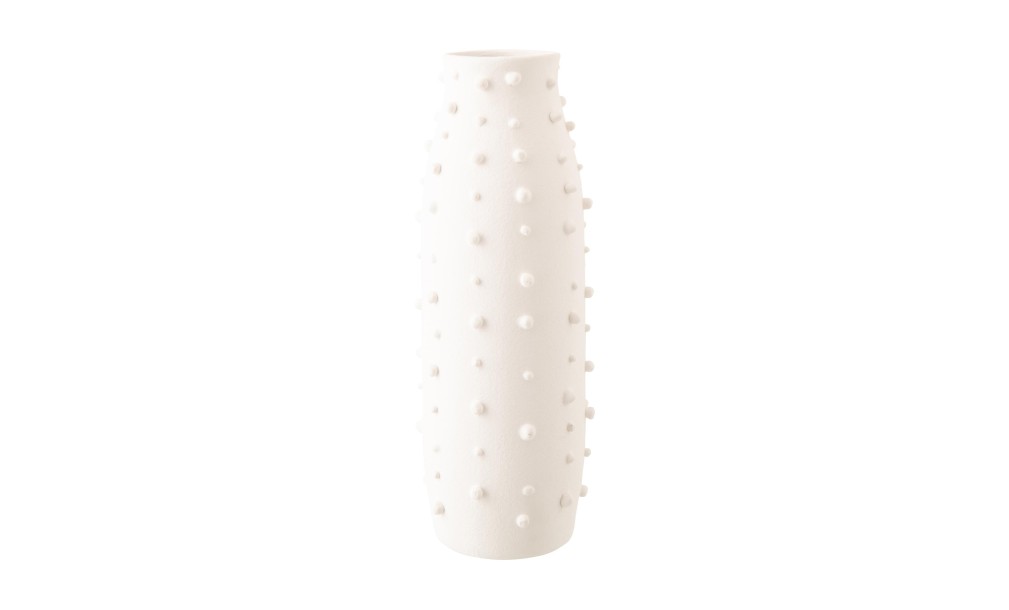 Vase Ruby Dots White Large (22X22X57,5Cm)