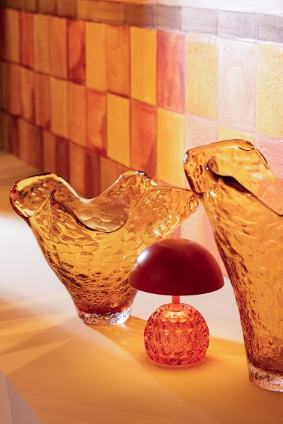 Vase Irregular Caramel Small (30X30X22Cm)