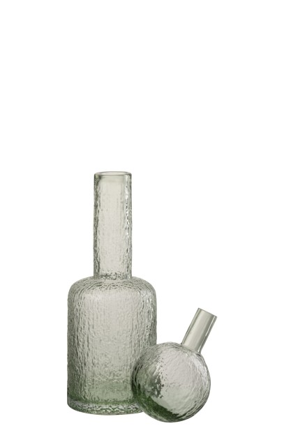 Relief Bottle Decorative Grey-Green S