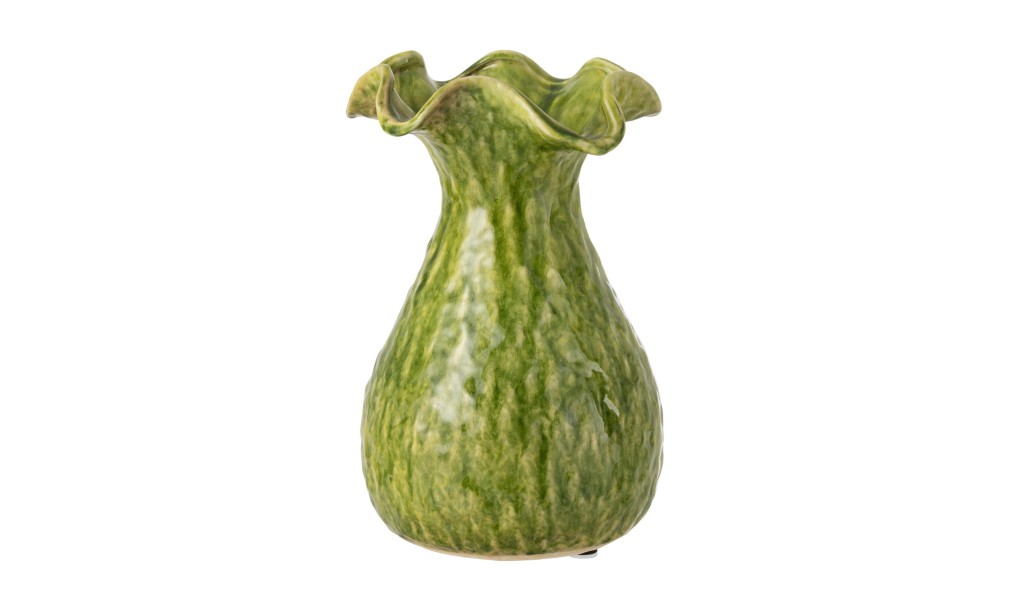 Vase Ronny Irregular Green Large (21,5X21,5X33,5Cm)