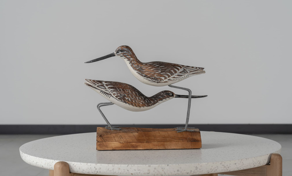 Wooden Decoration Bird On Stand